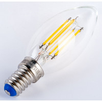 Светодиодная лампа Uniel Форма свеча Серия Sky LED-C35-11W/3000K/E14/CL PLS02WH UL-00005164