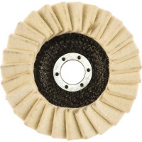 Круг полировальный лепестковый из натурального войлока (125х22,2 мм) MATRIX 75934