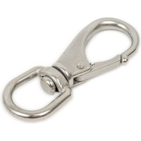 Карабин ЕВРОПАРТНЕР с вертлюгом, 94х19х38 мм, нержав. сталь, 1 шт. G1 8257
