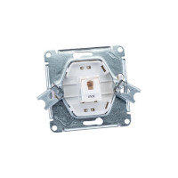 Механизм телефонной розетки Systeme Electric (Schneider Electric) GLOSSA, RJ11, бежевый GSL000281T