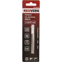 Сверло по металлу HSS-G (2 шт; 2.5х30х57 мм) REDVERG 6621039