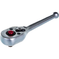 Укороченная трещотка с квадратом 1/4 L=115mm, 8градусов АвтоDело 39767 15338