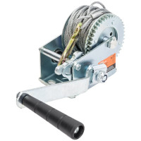 Шестеренчатая лебедка АвтоDело 675 кг трос 10м. 43675 11063