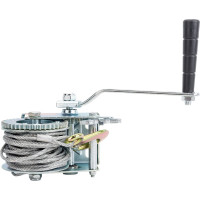 Шестеренчатая лебедка АвтоDело 675 кг трос 10м. 43675 11063