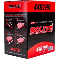 Аккумуляторная батарея SOLITE 6СТ44 187х127х219 44B19R