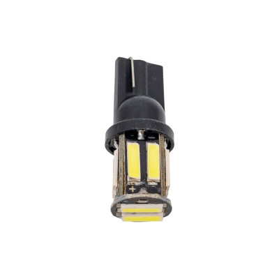 Автолампа диод T10 W5W 10 SMD без цоколя 1-контурная белая SKYWAY S08201076