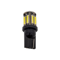 Автолампа диод T10 W5W 10 SMD без цоколя 1-контурная белая SKYWAY S08201076