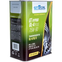 Масло Hypoid GL-4 Plus, SAE 75W-90, API GL-4/GL-5, 4 л GT OIL 8809059407998