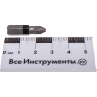 Бита Wurth PZ2 черная 1/4ZO-L25 мм. 1614176652228 1