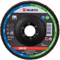 Диск лепестковый NC-22,23-G40-D125 (125х22.2 мм, зернистость 40) WURTH 0579580324961