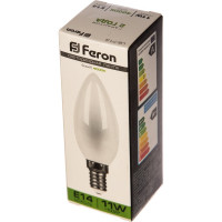 Светодиодная лампа FERON 11W 230V E14 4000K матовая, LB-713 38007
