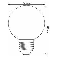 Светодиодная лампа FERON 3W 230V E27 зеленый, LB-371 25907