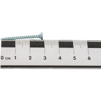 Потайной универсальный шуруп Метизный двор 3,0x30, белый, 35 шт. 4690441018861