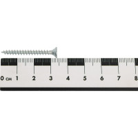 Потайной универсальный шуруп Метизный двор 3,5x35, белый, 25 шт. 4690441018953