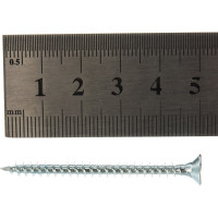 Потайной универсальный шуруп Метизный двор 4,0x50, оцинкованный, 250 шт. 4690441022127