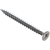 Потайной универсальный шуруп Метизный двор 4,0x45, оцинкованный, 500 шт. 4690441022097