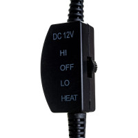 Подогрев сиденья со спинкой, с терморегулятором SKYWAY 2 режима, черный S02201007