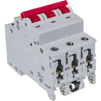 Рубильник ABB 3п SD203 25A рычаг красный 2CDD283101R0025