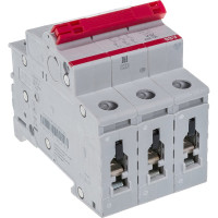Рубильник ABB 3п SD203 25A рычаг красный 2CDD283101R0025