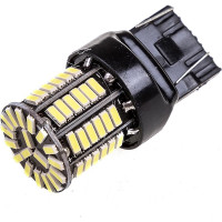 Автолампа диод SKYWAY T20 W21/5W 12V 66 SMD диодов 2-контурная, белая, 2 шт. S08201400