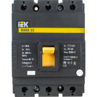 Автоматический выключатель IEK 3п 160А ВА 88-33 ИЭК SVA20-3-0160