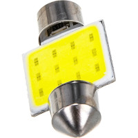 Автолампа диод SKYWAY T11 C5W 6W 1 COB диод 1-контурная 31мм белая S08201152