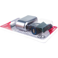 Разветвитель прикуривателя 3 гнезда + USB SKYWAY предохранитель 10А, USB 1A S02301013 SL