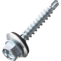 Саморез с шайбой EPDM BEFAST 4.8х35 ф, уменьш. Сверло, 500 шт SSF48035500S