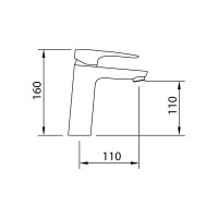 Смеситель для раковины CLEVER BAHAMA XTREME 99185