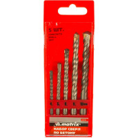 Набор сверл по бетону (4-10 мм; 5 шт.) MATRIX 70730