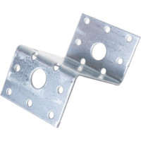 Крепежный уголок Метизный двор Z-образный KUZ 70, оцинкованный 35х70х35х55, 4690441003911