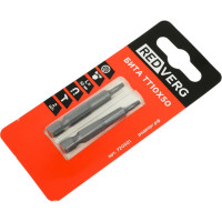 Бита Torx Tamper ТТ10, 50 мм, 2 шт. REDVERG 6623504