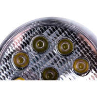 Светодиодная фара SKYWAY OFF ROAD круглая 12V/24V 27W 6000K, ближний свет S07201018