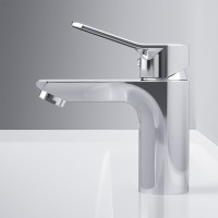 Смеситель для умывальника AM.PM X-Joy, с д/к, излив 100 мм, хром F85A82100