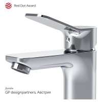 Смеситель для умывальника AM.PM X-Joy, с д/к, излив 100 мм, хром F85A82100