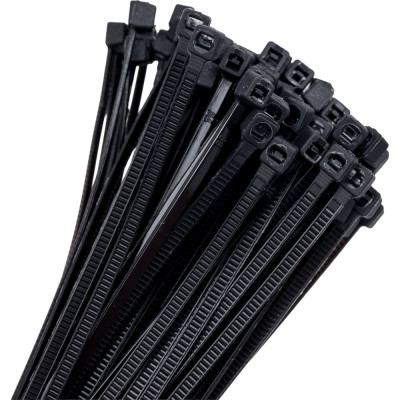 Пластиковые стяжки AutoFix 2,5x150 мм Черные 100 шт. NPC-25-150 B
