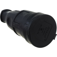 Штепсельный разъем с заглушкой 2Р+РЕ 1х16А 220-240V Lezard 106-0400-0102/102