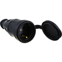 Штепсельный разъем с заглушкой 2Р+РЕ 1х16А 220-240V Lezard 106-0400-0102/102