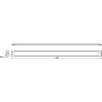 Светодиодный светильник ЭРА SPO-5-40-6K-P F 1200x75x25 36Вт 2880Лм 6500К прозрачный СТАЛЬ-БЕЛ Б0032481