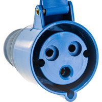 Кабельная розетка IEK 32A 2P+Е 220В IP44 223 ИЭК PSR21-032-3