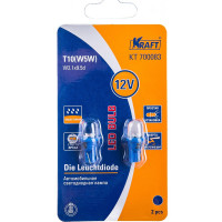 Светодиодная лампа KRAFT T10 W5W W2.1x9.5d 12v blue KT 700083