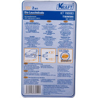 Светодиодная лампа KRAFT T10 W5W W2.1x9.5d 12v blue KT 700083