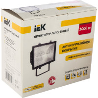 Светильник IEK ИО-1000w симметр.чер.IP54 LPI01-1-1000-K02