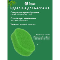 Массажная мочалка из поролона Банные Штучки Антицеллюлит 140х95х40 мм, овальная 30 32606