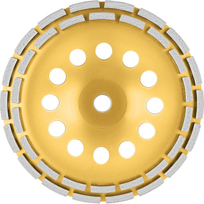 Чаша алмазная двухрядная сегментированная (230х22.2 мм) vertextools 0505-04-230-02