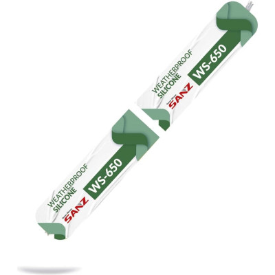 Атмосферостойкий герметик для швов структурного остекления SANZ WS-650 черный 650-7288-B