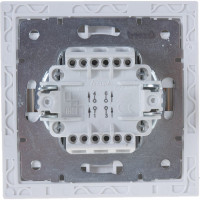 Промежуточный выключатель LEZARD RAIN белый 703-0202-107