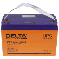 Батарея аккумуляторная Delta DTM 12100 L (12 В/100Ah)