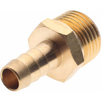 Штуцер пневматический наруж. резьба 1/2- елочка 8мм Эврика ER-MH08/05 935769