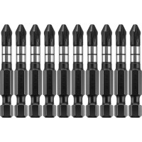 Набор ударных бит KRAFTOOL Impact Pro E 1/4", PH2, 50 мм, 10 шт 26191-2-50-S10
